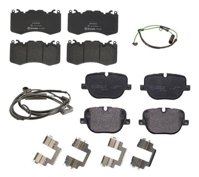 Brembo Brake Pads Kit Front and Rear (LowMet) Brembo 1557570KIT